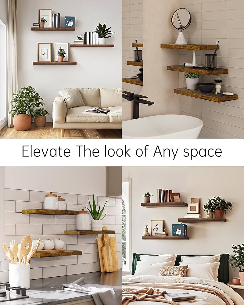 Amazon.com: BAYKA Floating Shelves for Wall, 22.5 inches